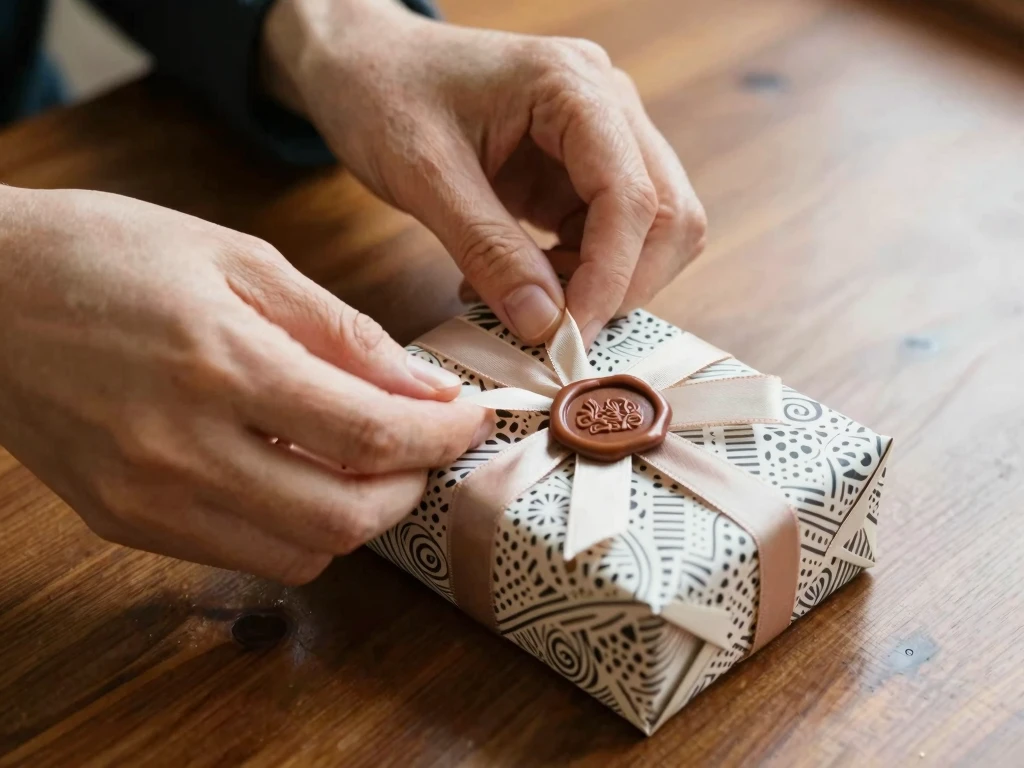 Artisan craftsmanship in luxury gift wrapping