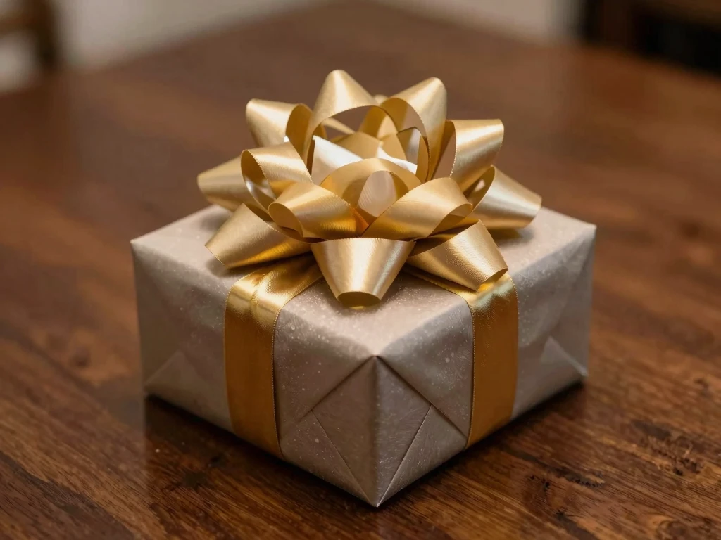 Luxury wedding gift wrapping project
