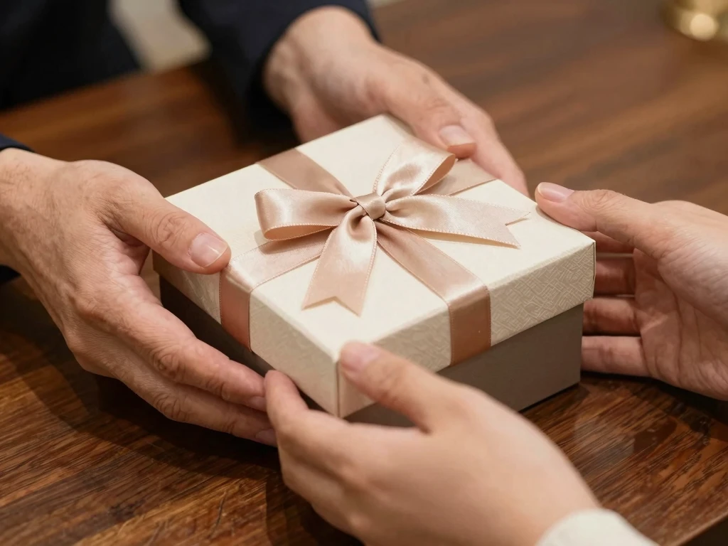 Milestone birthday luxury gift presentation